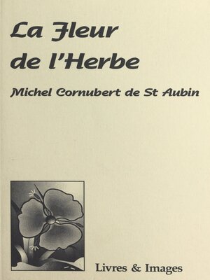 cover image of La fleur de l'herbe